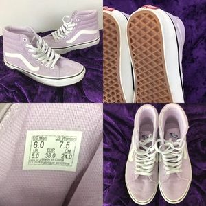 VANS SK8 HI MENS SHOES (LAVENDER FOG)